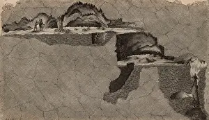 Evidence: Section of the bone cavern at Gaylenreuth, Franconia