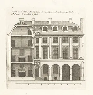 Chez Mariette: Section of the courtyard in Mr. Roland's house, Paris