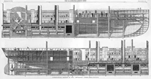 Brunels: SECTION OF GREAT EASTERN