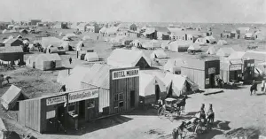 Storefront: A section of Guthrie, Oklahoma with a combination