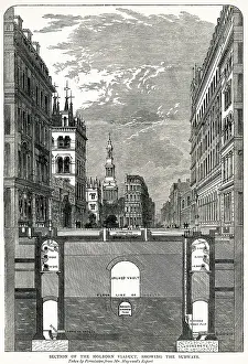 Sewers: Section of the Holborn Viaduct