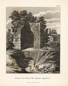 Horseguards: Section of a Tomb of the Equites singulares
