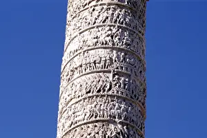 Erected: Section Trajan's column, Rome. Erected by emperor