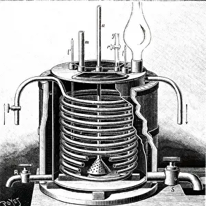 Sectional: A sectional view of a mitrator