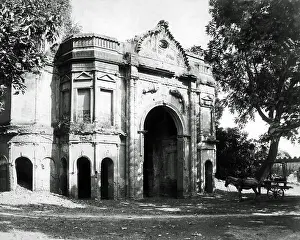 Uttar: Secundra Bagh Gate, Lucknow, Uttar Pradesh, India