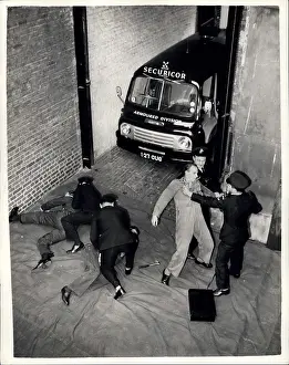 Unarmed: Securicor in unarmed combat demonstration, London