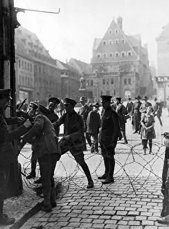 Kept: Securing the market square of Eisleben, 1921