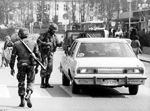 Verification: Security precautions in a U.S. residential area in Berlin
