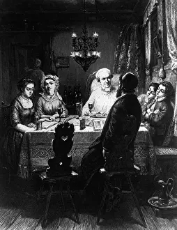 Hessen: Am Sederabend, 19th century
