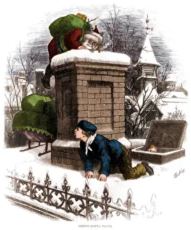 Peaking: Seeing Santa Claus, 1876