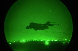 Globemaster: Seen in the green glow of a night scope ?