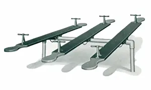 Clamped: Three Seesaws