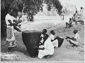 Rwanda: Sehene leader of the group (standing second from left)