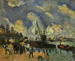 Cezanne: The Seine at Bercy, by Paul Cezanne