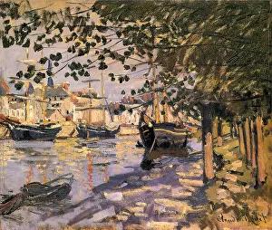 Sturdy: Seine Riverbank Scene, by Monet
