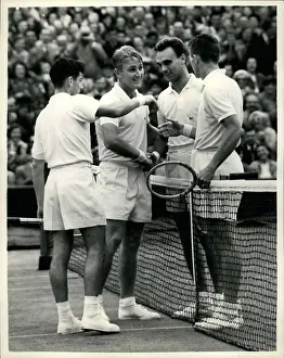 Hoad: Seixas and Trabert, Hoad and Rosewall, Wimbledon doubles