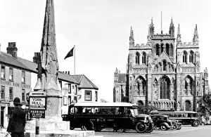 Selby: Selby Market Place probably 1930s