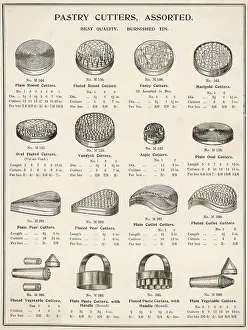 Cutters: A selection of assorted pastry cutters
