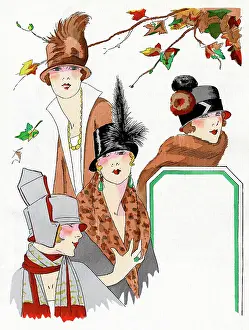 Pompom: Selection of autumn hat designs by Esther Meyer