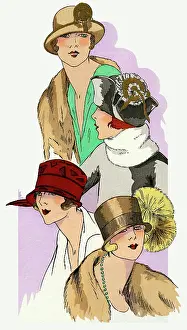 Georgette: Selection of autumn hats designed by Georgette & Cie
