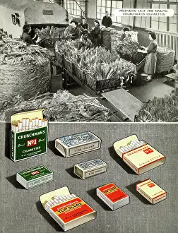 Packets: Selection of Churchman's Cigarette and Tobacco Packets