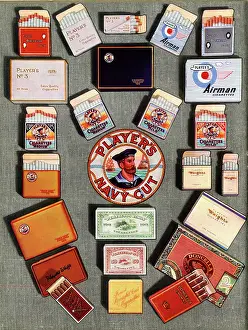 Packets: Selection of Player's Cigarette Packets
