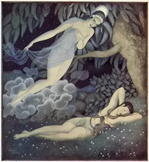 Spell: Selene and Endymion - Edmund Dulac