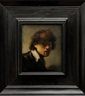 Rembrandt: Self-portrait, 1628-1629, by Rembrandt van Rijn