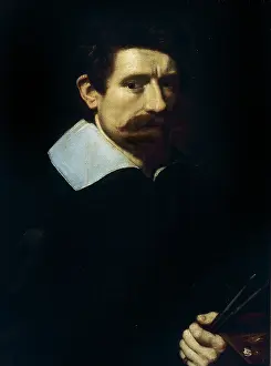 Elsheimer: Self-portrait of Adam Elsheimer, Vasari