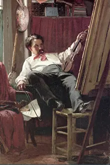 Slumped: Self-portrait of the Artist in his Studio