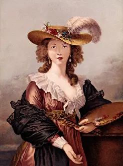 Headware: Self Portrait Of Brunin 18Th Century