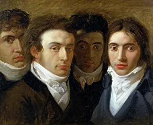Brera: Self-portrait with Cattaneo, Taverna and