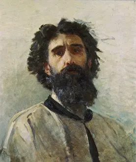 Morelli: Self-portrait of Domenico Morelli, Vasari