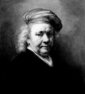 Harmenszoon: Self portrait of Dutch painter Rembrandt