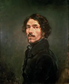 Eug Ne: Self-portrait by Eugene Delacroix in
