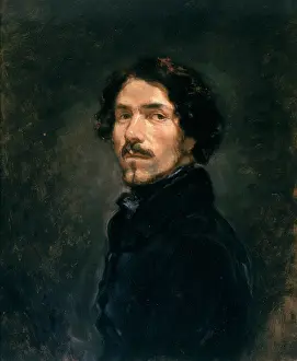 Eug Ne: Self-portrait of Eugene Delacroix, in