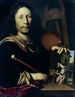 Mieris: Self-portrait of Frans Van Mieris