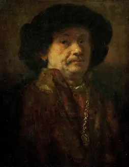 Kunsthistorisches: self-portrait in a furcoat