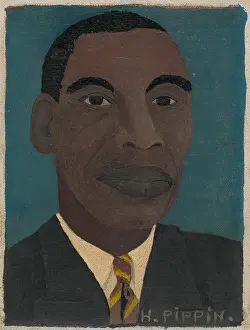 Lcgrfa1710: SELF-PORTRAIT II, by Horace Pippin, 1944, African-America
