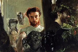 Moderna: Self-portrait of the painter Antonio