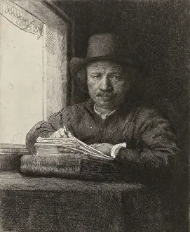 Draftsmen: Self-portrait of Rembrandt
