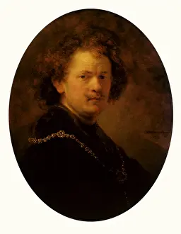 1634: Self-portrait by Rembrandt
