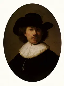 1632: Self-portrait by Rembrandt