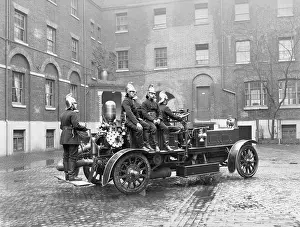 Howards: Self-propelled fire engine at LFB HQ, Southwark