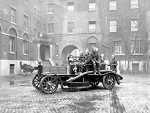 Howards: Self-propelled fire engine at LFB HQ, Southwark
