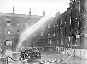 Howards: Self-propelled fire engine at LFB HQ, Southwark