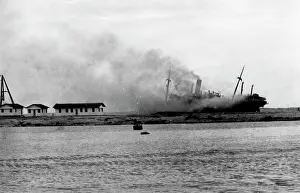 Sunk: Self-sinking of a German cargo ship, 1941