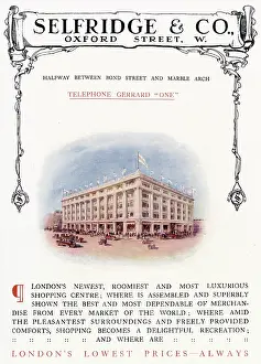 Dec20: Selfridges advertising insert, 1909