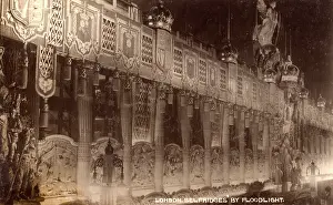 Floodlight: Selfridge's Frontage - Coronation of George VI