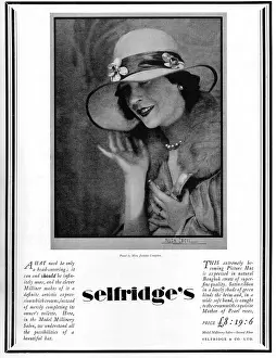 Selfridge: Selfridge's Hat Advert, 1927